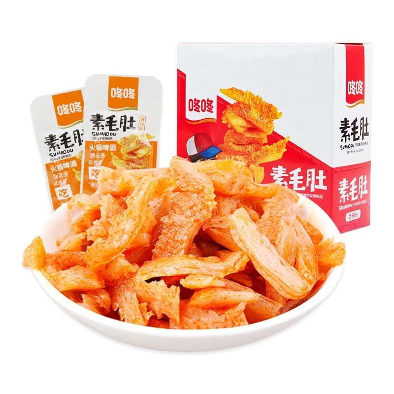 Китай Конжак Шуан Сян капсаик в маоду Пряная полоска горячая и кислая конжаковая
