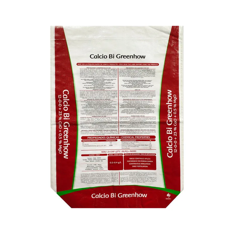 25kg Polypropylene Square Bottom Bag for Fertilizer