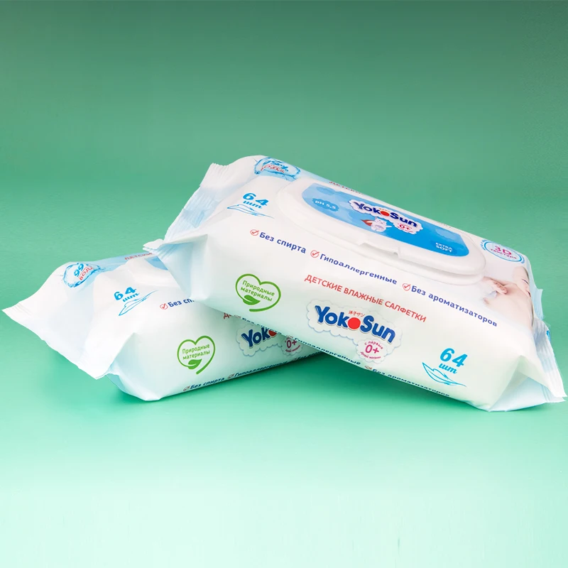 OEM ODM Non-Woven Spunlace Material Household Cleaning Baby Wet Wipes