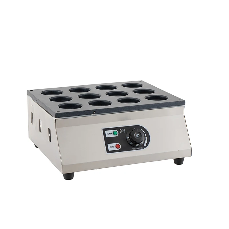 Generic Commercial Use Nonstick Electric Mini Dutch Pancake Maker Japanese Round-shaped style