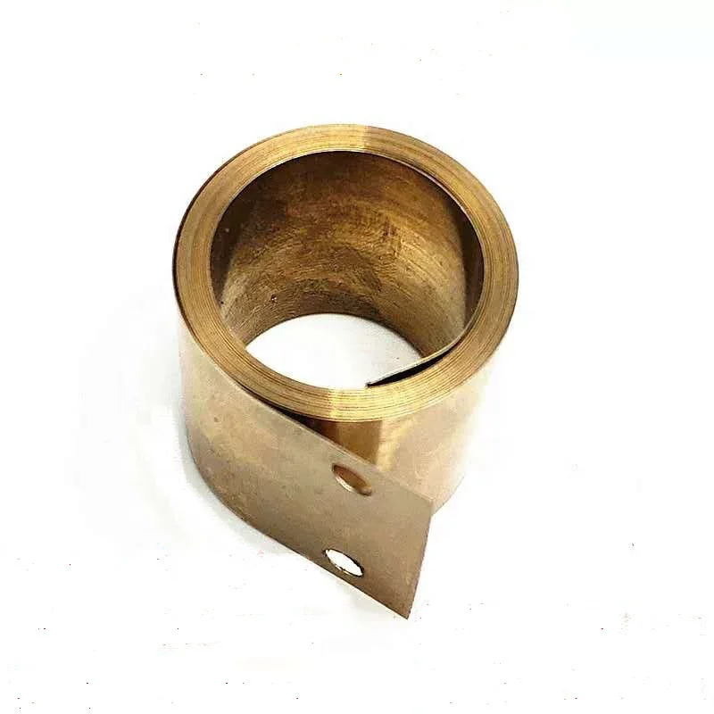 Sandingsheng customized high quality brass flat coil spiral constant force power spring