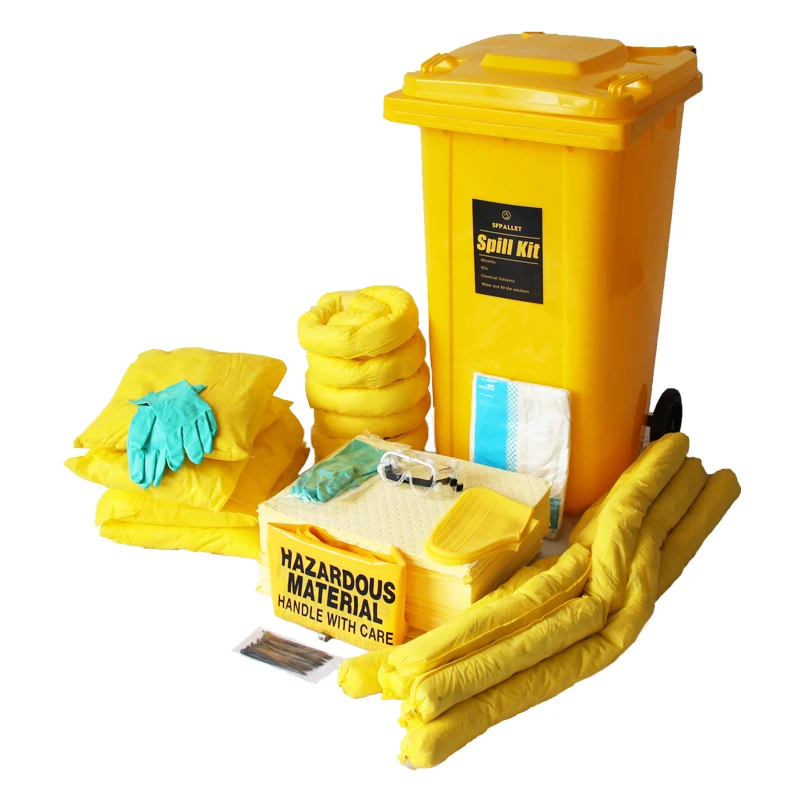 High Performance 240l Emergency General Purpose Absorbent Universal Spill Kits for Factory