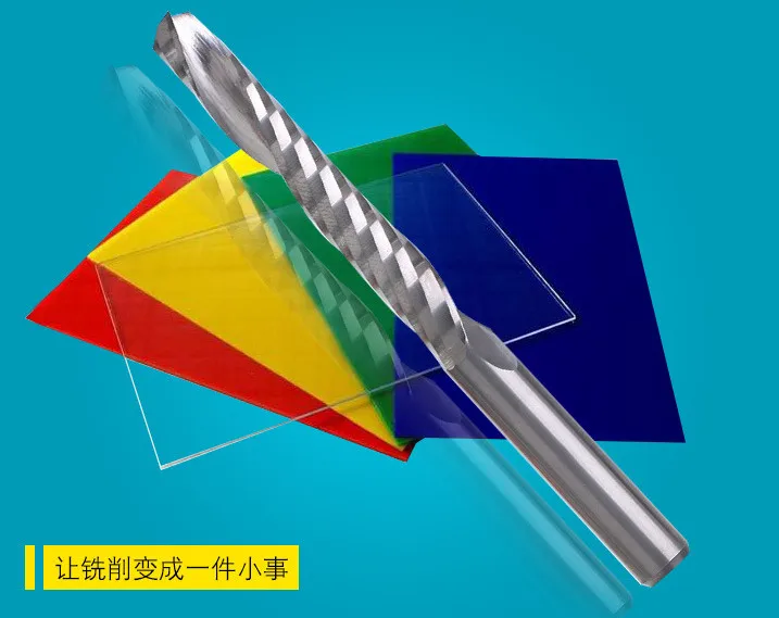 HSS tungsten carbide 1 Flutes end mill