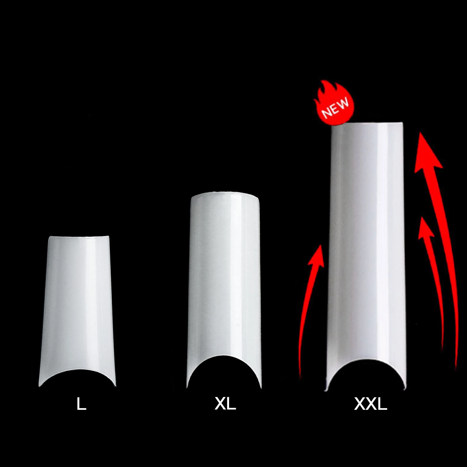500 шт. ABS накладные ногти XXL изогнутые накладные накладки на ногти
