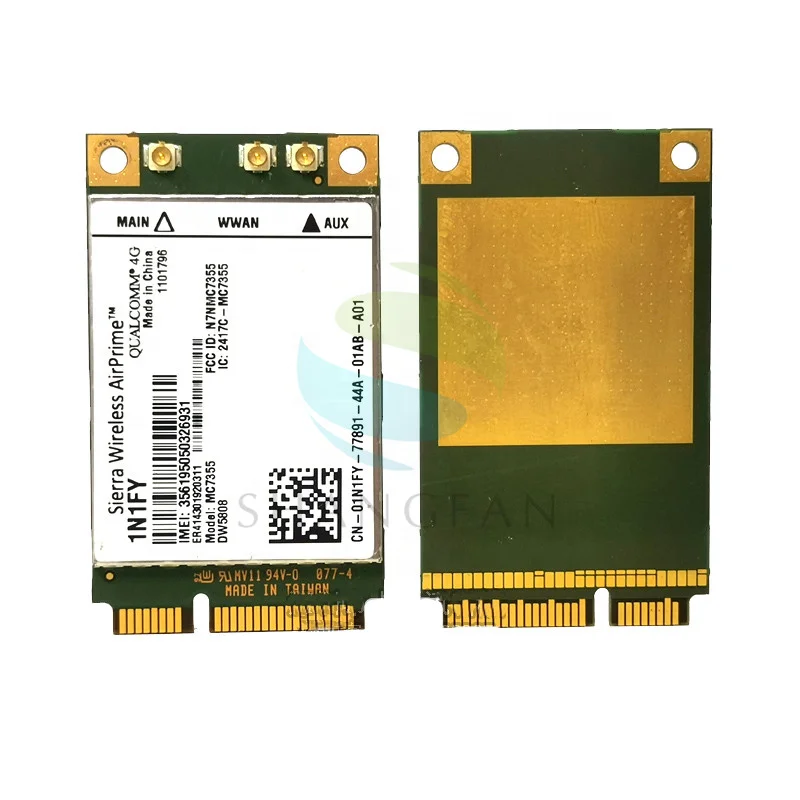 Для Sierra Wireless Airprime DW5808 PCIe LTE/HSPA + GPS 100 Мбит/с Карта 1N1FY для Dell 1900/2100/850/700 (B17)/700 4G модуль MC7355