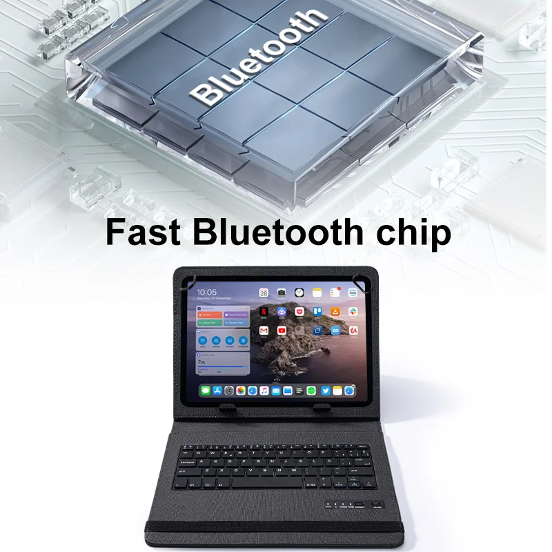 YiLing Wireless mini portable Bluetooth  Keyboard universal tablet case wih keyboard for ipad case with keyboard