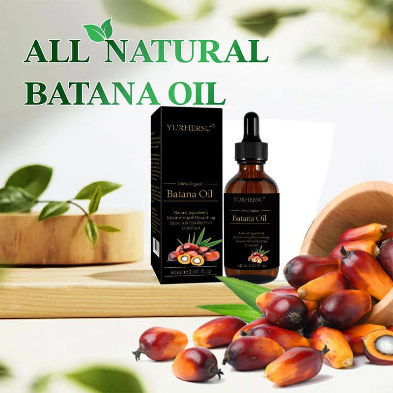 Private Label Organic Bulk Raw Batana Oil Pure Organic Natural 100% Batana Hair Growth Oil Serum