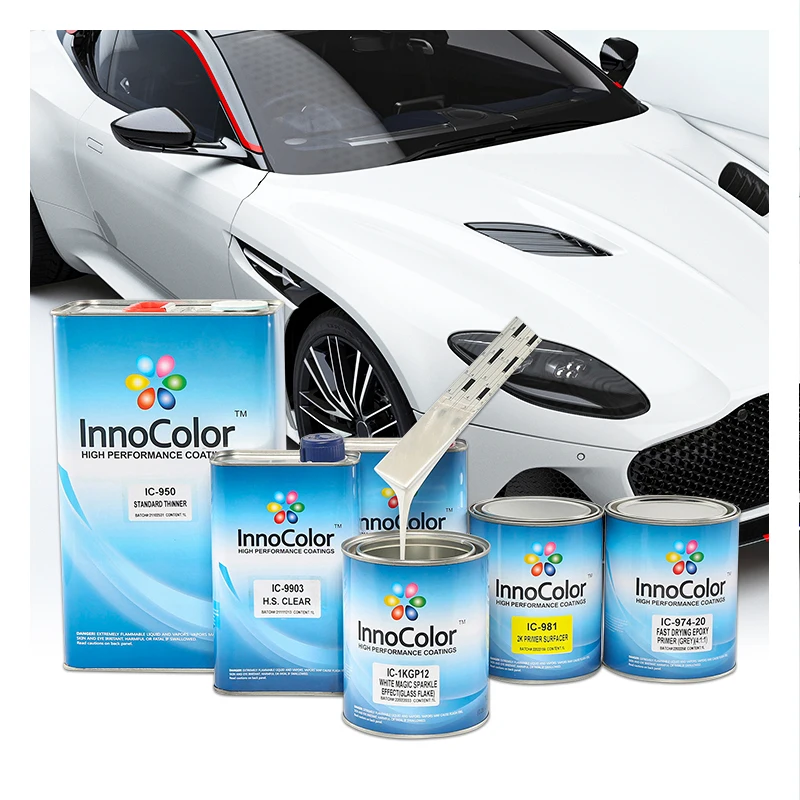 InnoColor Wholesale Polyester Putty epoxy paint primer for autobody refinsih acrylic car paint colors