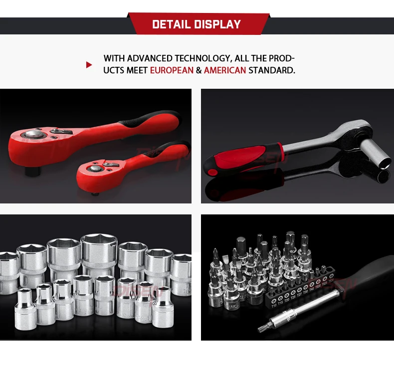 Auto repair multifunctional tool Double headed dual use ratchet plum open end Torque wrench sets
