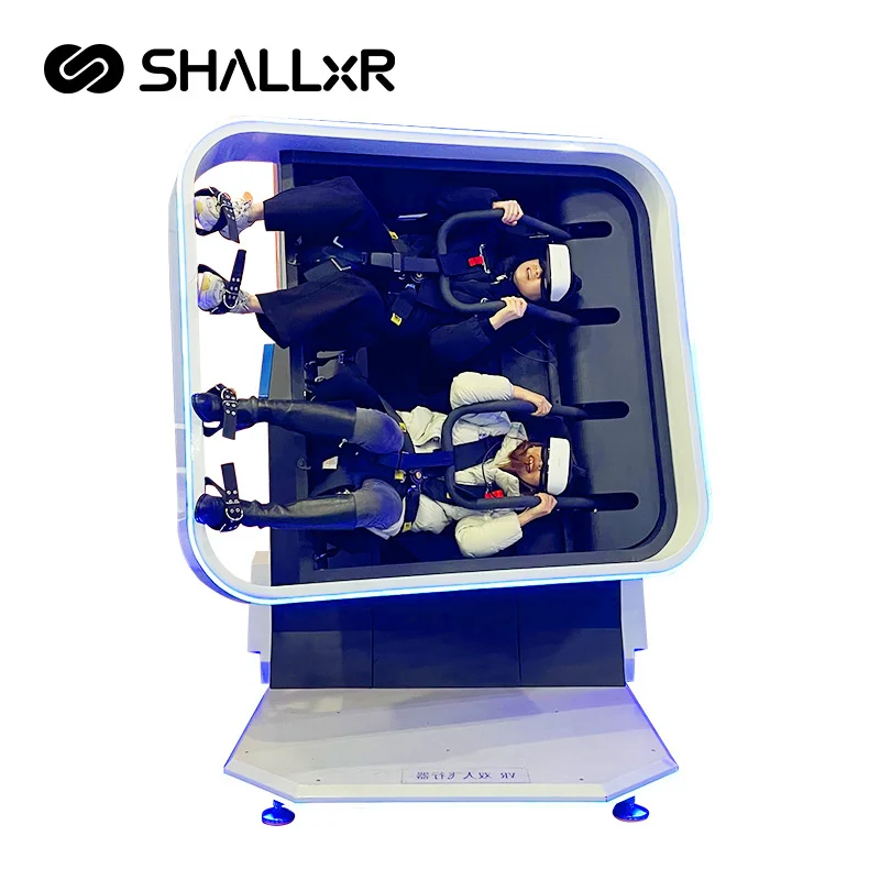ShallxR Amusement Ride Virtual Reality Aircraft Cockpit Flight Simulator Cockpit Trade 9D VR 360 Simulator