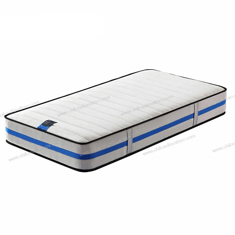 double bed bett Medium sleep feeling 25cm height pillow top pocket spring mattress without frame and foam encasement in a box