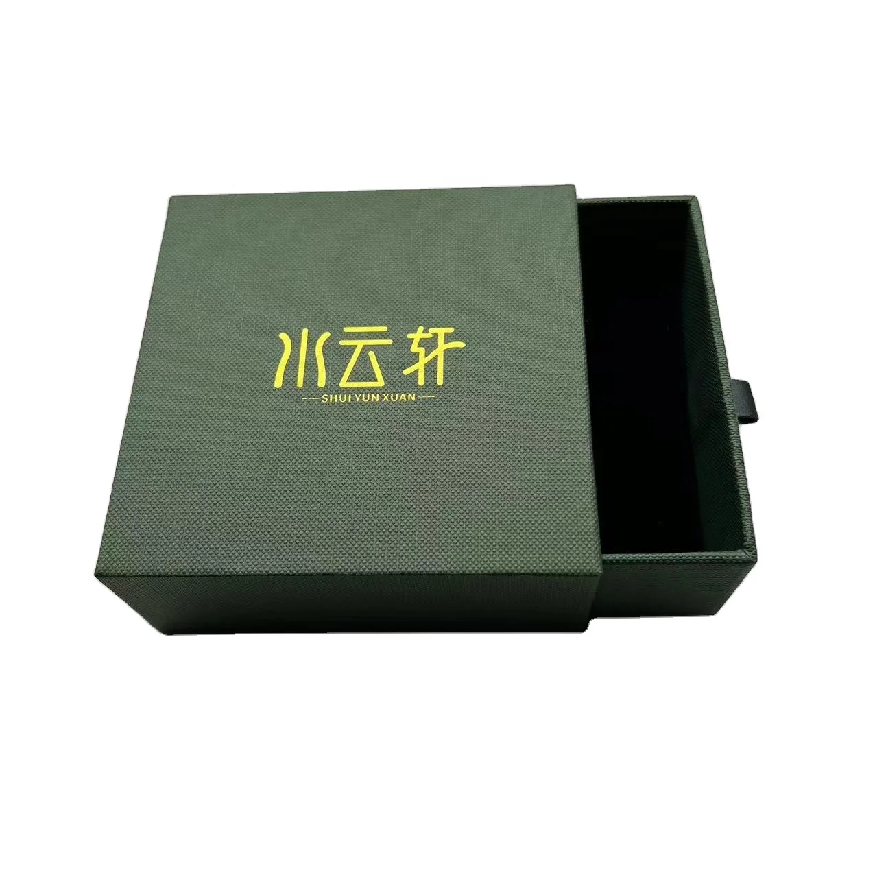 Wholesale Luxury Personalized Stamped Logo Rigid Paper Cardboard Jewellery Slide Drawer Gift Box for Jewelry Packaging