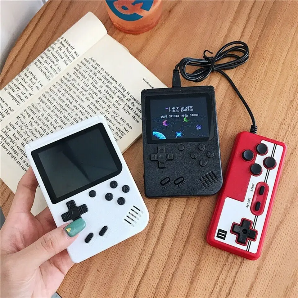 400 in 1 sup retro game box  Top seller G10 Handheld Game Box Pocket Double Player  for kids /adults game console
