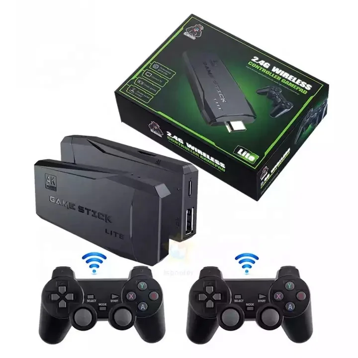 Factory Wholesale M8 TV Video Game Console 4k Hdmi Game Stick 10000 games For PS1/GBA