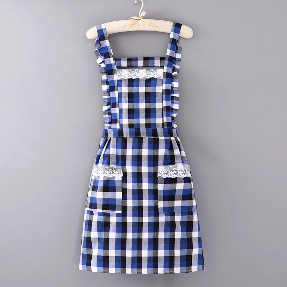 Custom design ladies bartender uniform printed disposable apron cheap christmas cotton kitchen aprons with great price