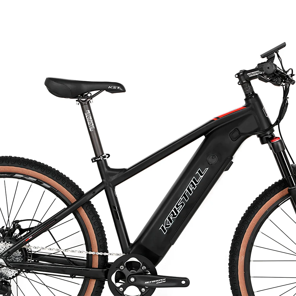 Factory Wholesale Adults 350W 500W Electric Mountain Bike with Hidden Lithium Battery 9 Speed E Bikes