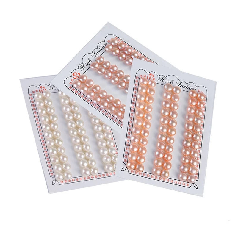 Оптовая продажа половинный держатель 6A 2-13 мм культивированный натуральный хлеб жемчуг высокого качества пресноводный свободный