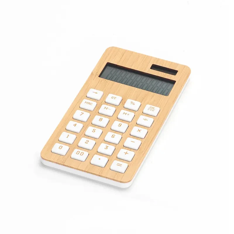 FOCUS Hot Sale Promotional Gift Custom Logo Calculator Office School Stationary Gift Calculator Solar Power