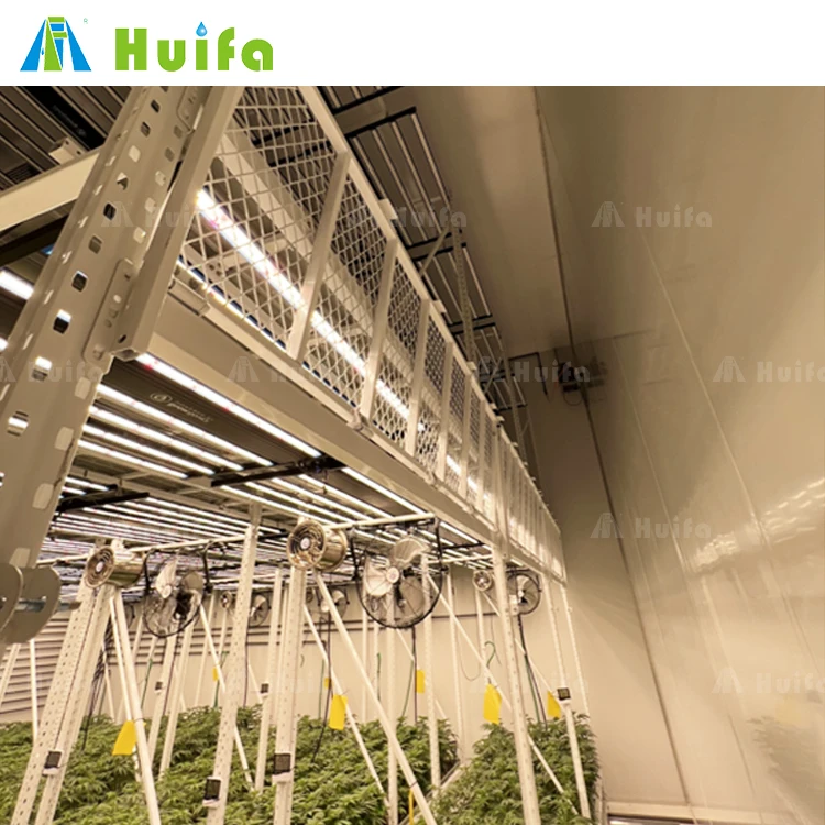 Vertical Farming Plant Factory Hydroponics Growing System 1.5x3m Movable Multi Tiers Abs Flood Tray Rolling Bench Rack Seedbed