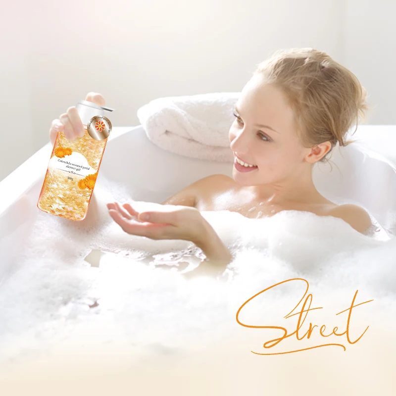 Hot-selling body wash shower gel organic body wash whitening body wash For home use