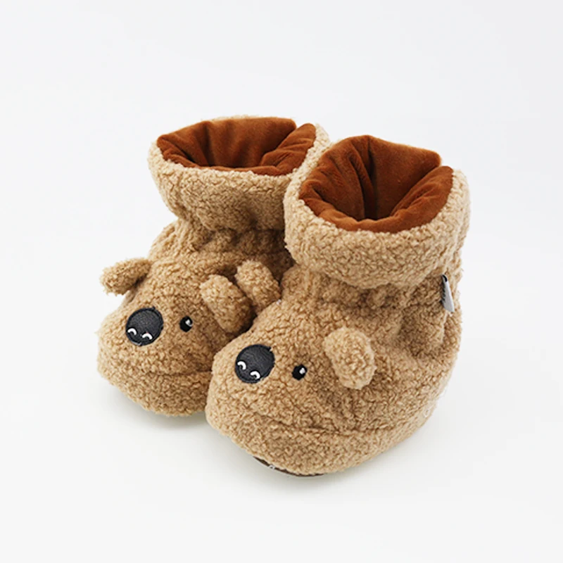 
Cute Winter Babi Shoes Boots Infants Warm3-d embroidery Shoes Girls Baby Booties Suede FabricBoy Baby Boots Newborn Shoes 