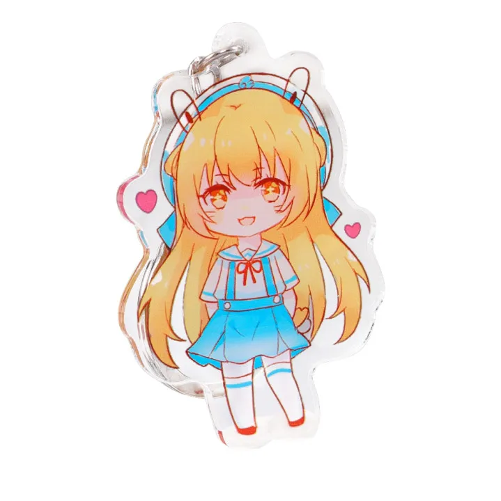 
Sample Available Transparent adorablely cartoon custom-acrylic-keychain 