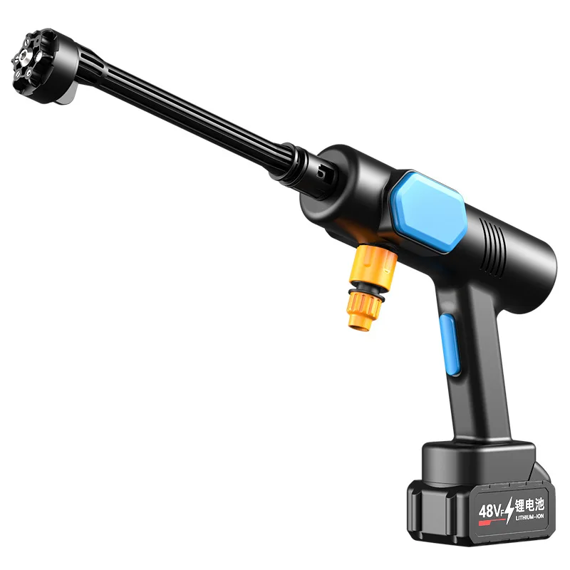 Electric Portable Mini Wireless Car Gun Washer Machine High Pressure Car Washer Gun For Washing Cars