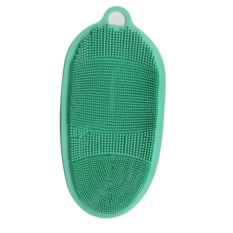 Soft Silicone Bath Brush For Body Face Scalp Massage Scrubber Baby Body Hair Shower