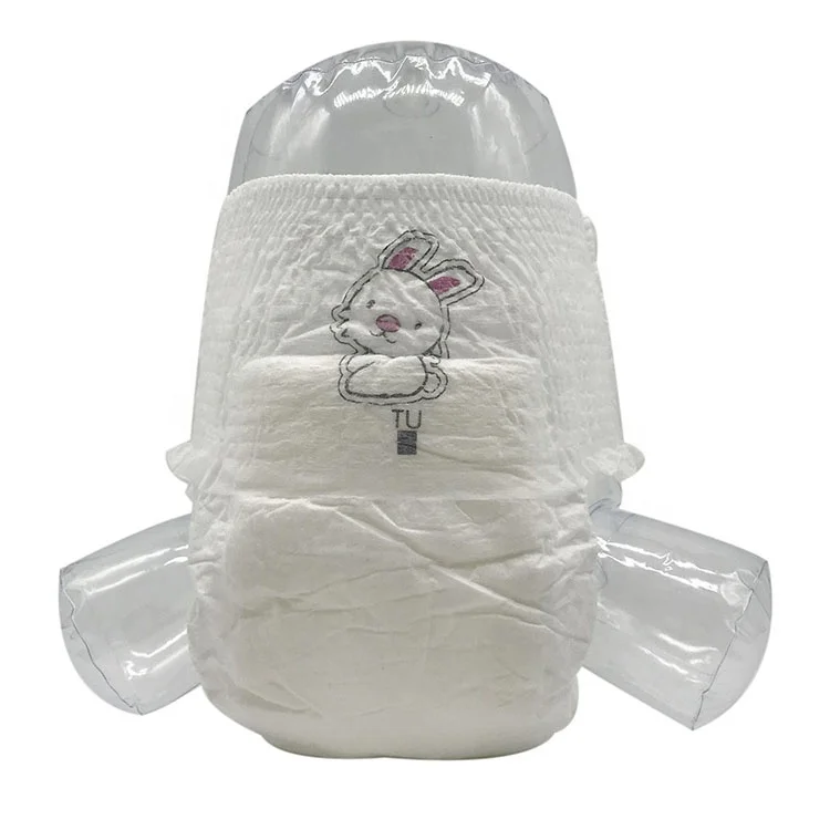 Free Samples Cheap Price High Quality Soft Breathable Baby Diaper Pants A Grade Disposable Cotton Baby Diaper Training Pants