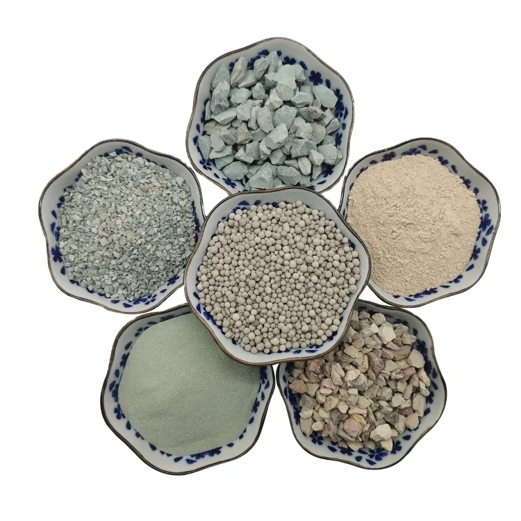 Natural Green Zeolite Clinoptilolite Ball for Aquaculture Filter Fish Pond Zeolite Pellets as Water Purification Agent