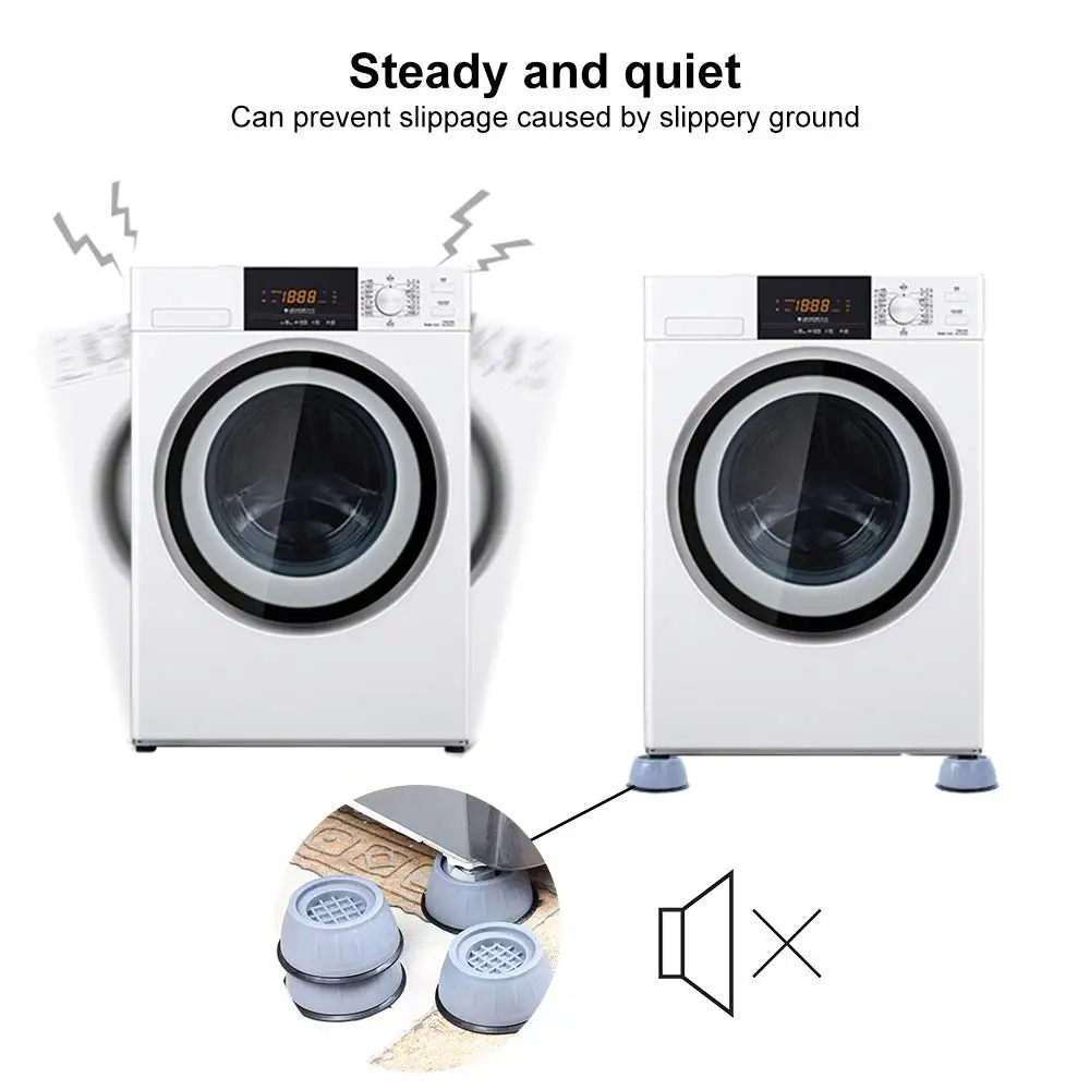 Washing Machine Foot Pads Washer Dryer Anti Slip Mat Washing Machine Non-slip Mats Pad