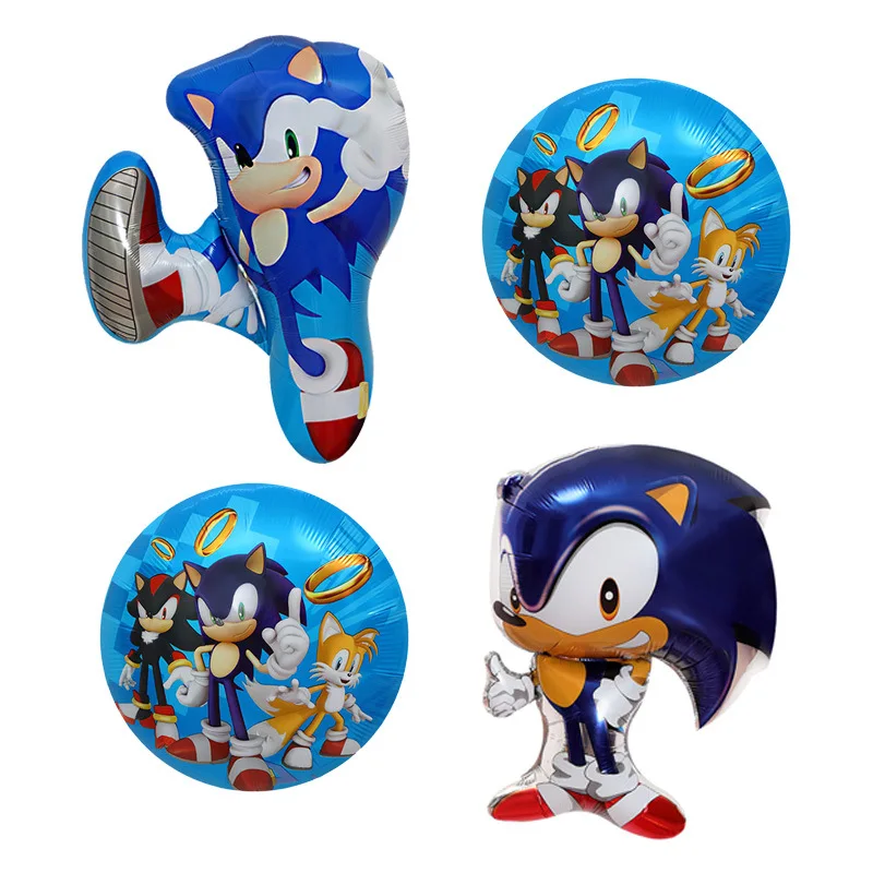 The Hedgehog Balloons Birthday Party Supplies for Kids Sonic Theme Party Decoration