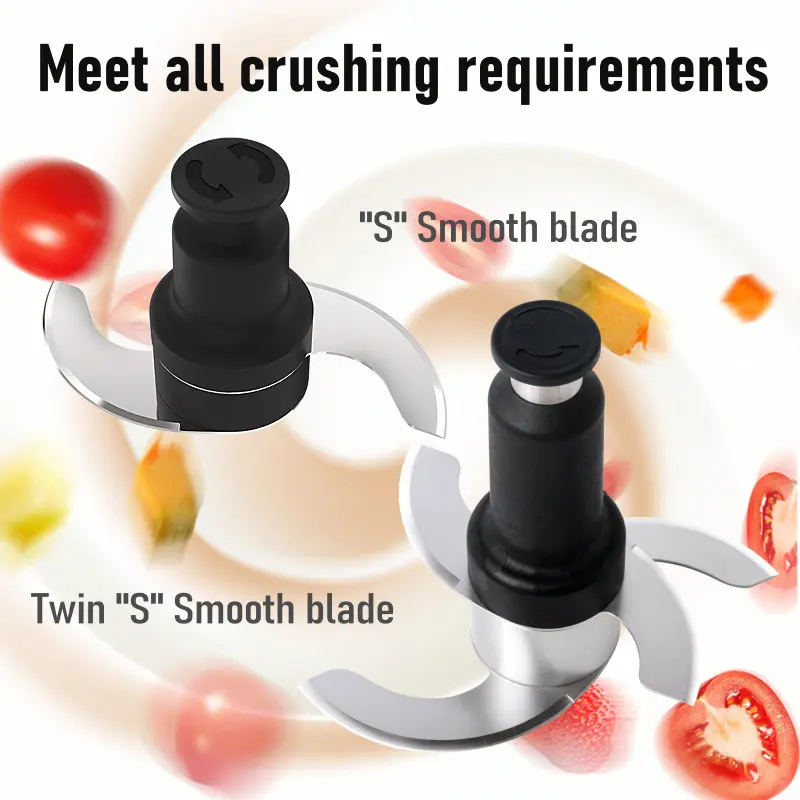 ASAKI manufacturer new electric commercial multi-function Meat Vegetable food Chopper Machine with bowl cutter mixer