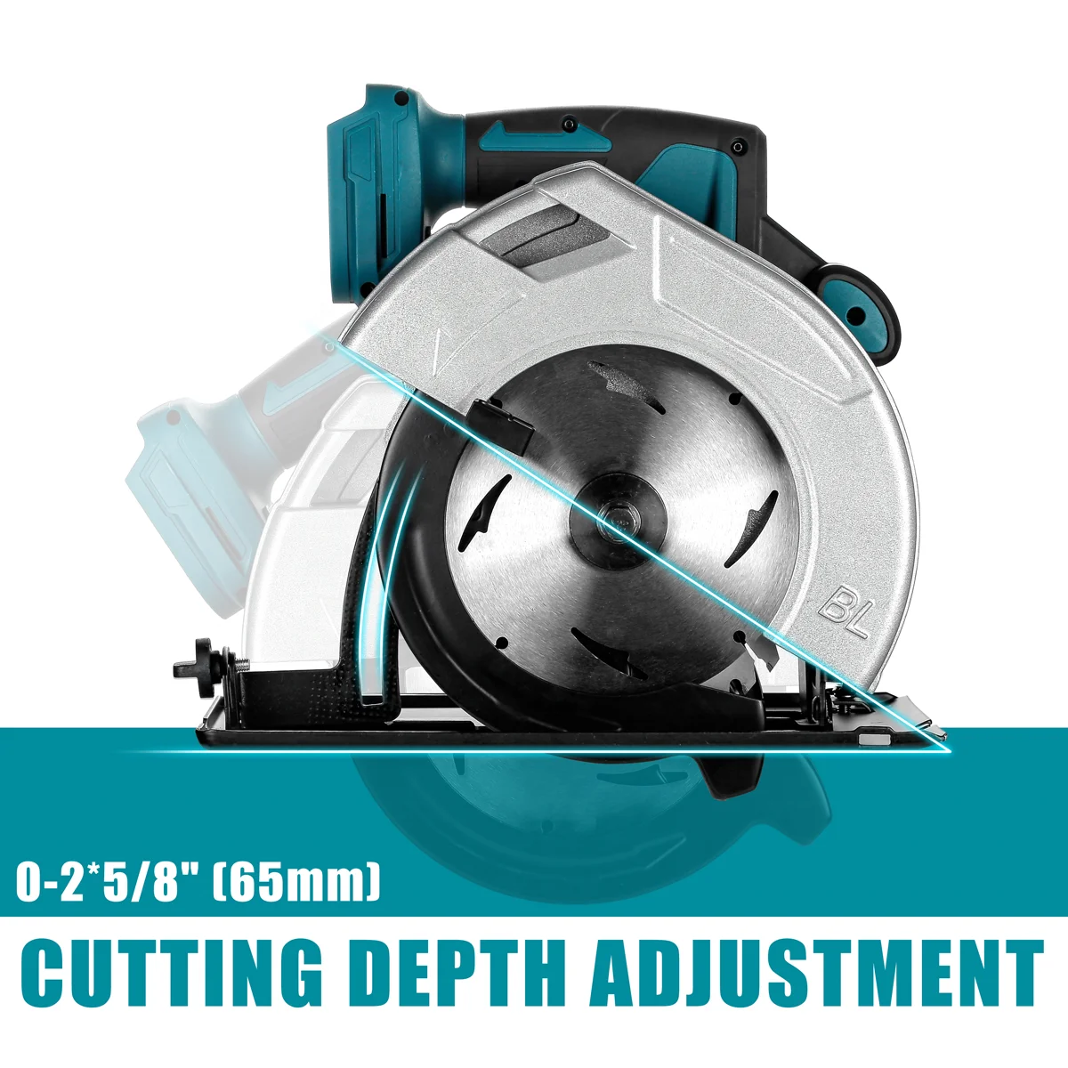 YTXT 24v 20v 18 v hand held electric brushless wireless cordless circular saw for makita battery