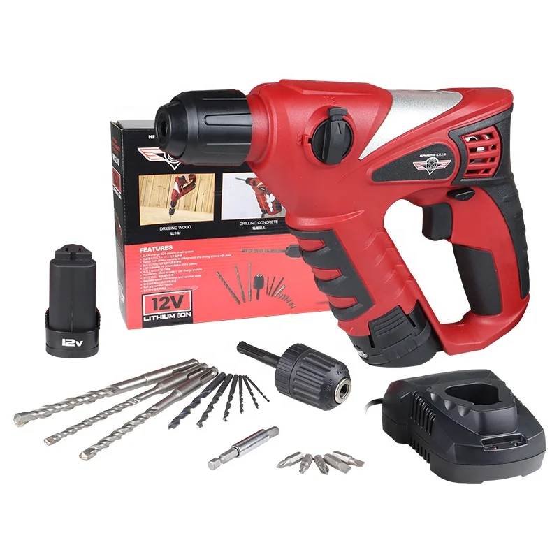 NEWONE 12V lithium battery electric hammer impact electric drill dual purpose screwdriver high torque screwdriver home wireless