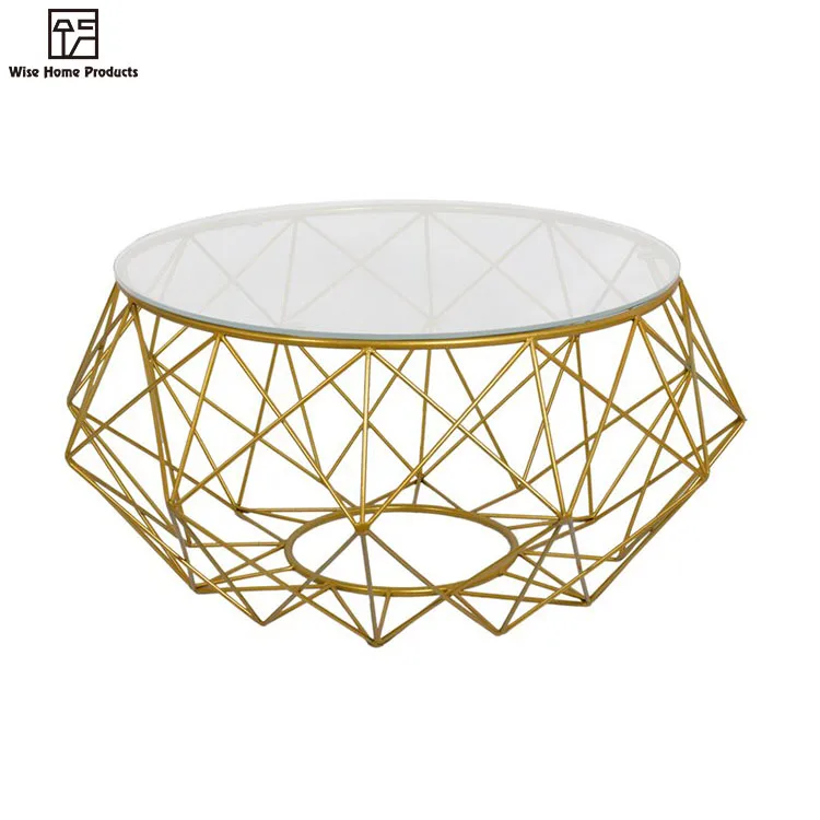 Бесплатный образец хромированного высокоовального стеклянного журнального столика с латунной ножкой из нержавеющей стали