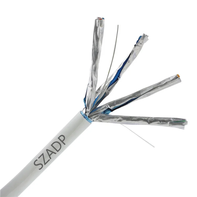 4 пары 500 МГц UTP cat6a cca 1000ft экран lan ethernet кабель тонкий патч-корд прошел испытания