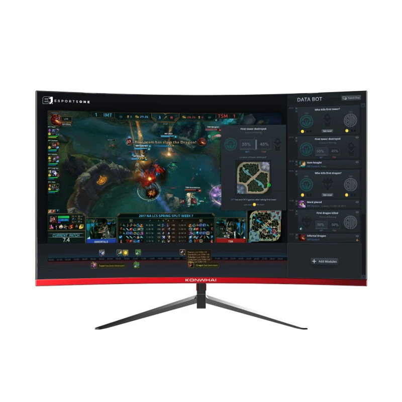  165 Гц 32 дюйма 4k изогнутый игровой монитор с