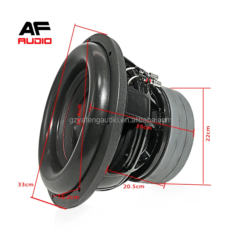 Hot selling 12 inch subwoofer car audio  Big Power Triple magnet speaker 2500Watts best car subwoofer