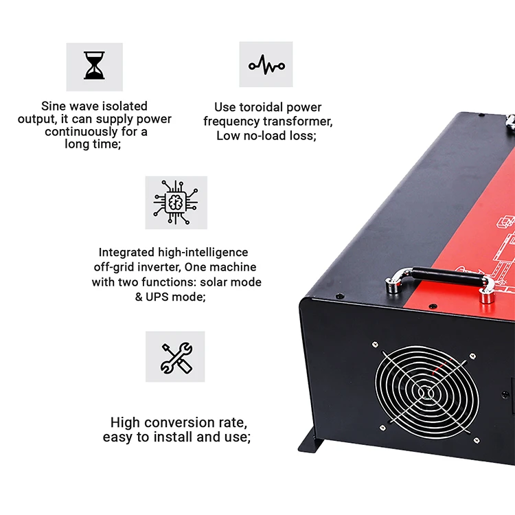 Reliable Sunlight Optimisers Solar Inverter with  Pure Wave MPPT Controller