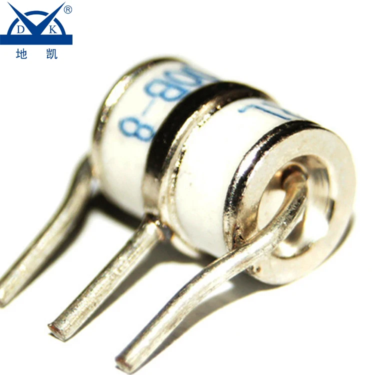 Popular dikai 4.5pf 100KA surge arrester 2 electrode gas discharge tube for wholesale