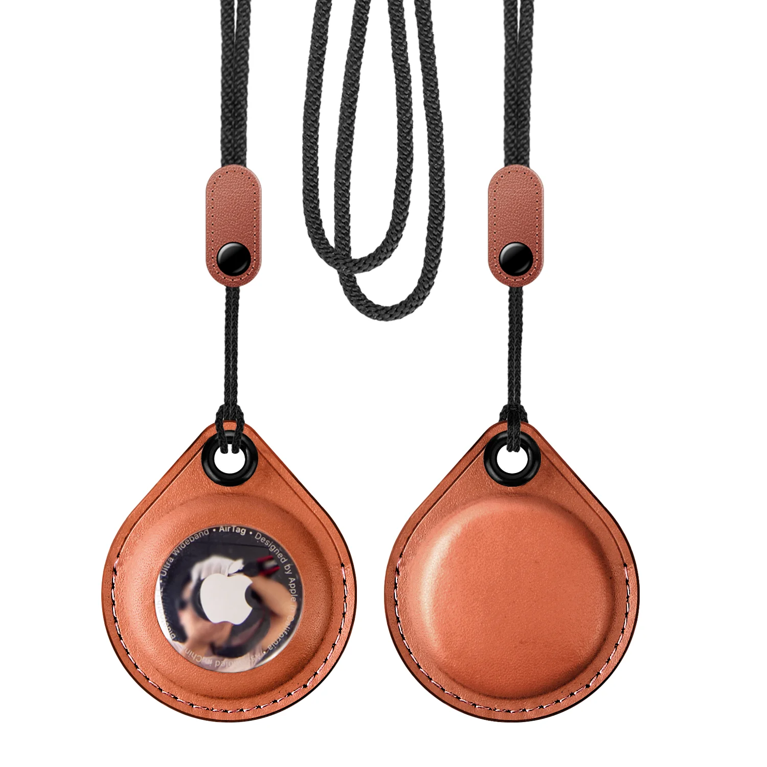 
Newest 2021 for Apple AirTags Case Original Leather Case Cover GPS Tracker 