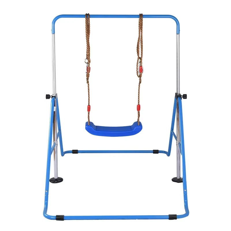 2023 popular Home Use Folding Adjustable Colorful Children Pull Up Horizontal Bar For Gymnastics Playground