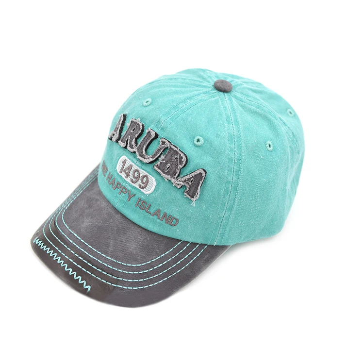 Высокое качество низкий минимальный заказ классический дизайн простой 3D вышитый логотип 6 панелей бейсболки кепки для