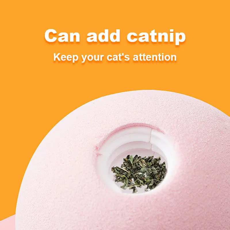 Factory wholesale Funny Automatic Sound EVA Cat Catnip Toy Calling Ball cat toys