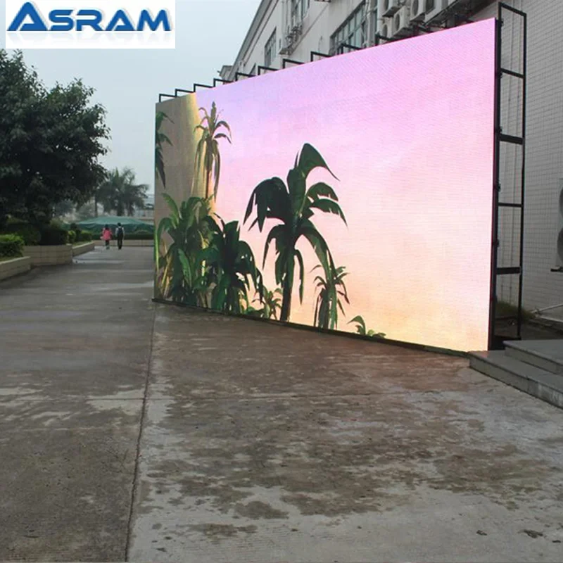P10 Full Color outdoor hd led video display screen / modules with good price