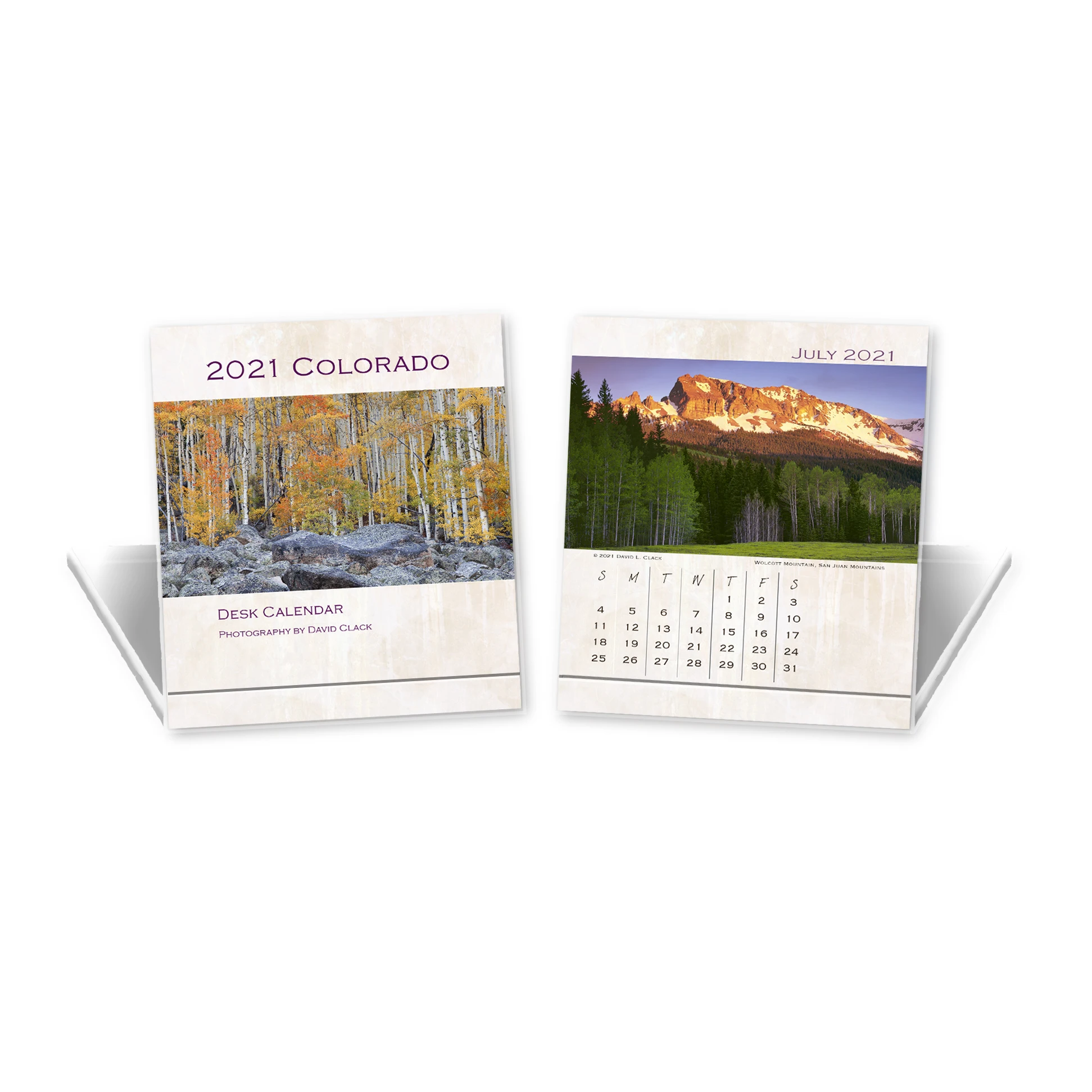2023 On-demand CMYK Printing Customized A5 Hardcover Stand Up Daily Calendar Monthly Calendar Printing Desktop Calendar