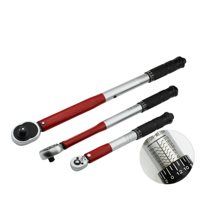 Quick release ratchet wrench 1/2inch 12.5mm driver   two colors steel pipe  torque wrench