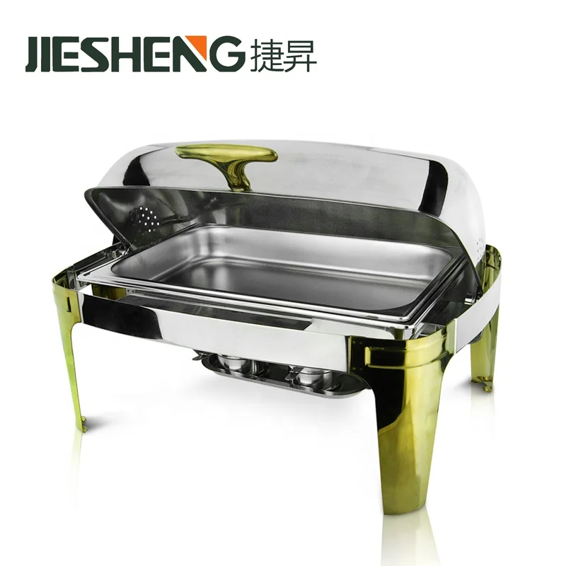OEM Supply Hot Sale Restaurant Hotel Buffet Equipment Chafing Dish Fuel Stainless Steel Food Warmer Chafer Stove for sale