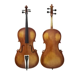 Лидер продаж, темно-коричневая матовая черная ламинированная Виолончель ручной работы 1/10 (CPH101E)